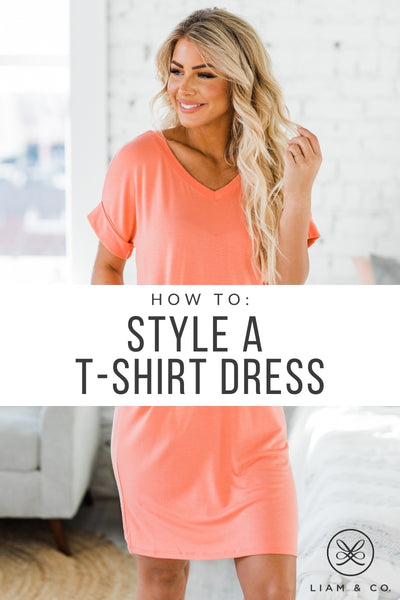 How To: Style A T-Shirt Dress
