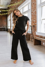 SALE - Emory Quilted Wide Leg Pants Set | S-XL