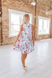 Everleigh Mock Neck Floral Dress | S-XL