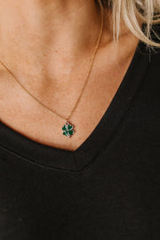 SALE - Four-Leaf Clover Necklace