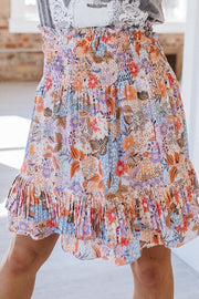 SALE - Lue Boho Ruffled Skirt | Size XL