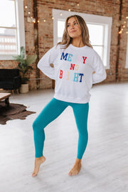 SALE - Merry & Bright Sweatshirt | Size Medium