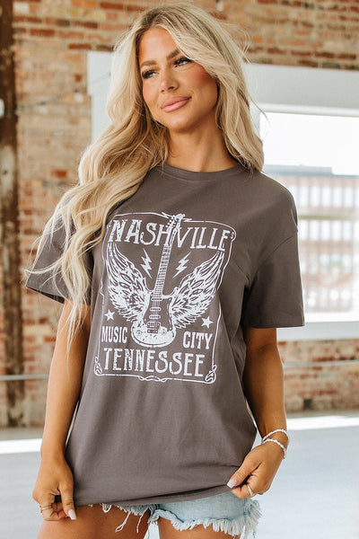 Nashville Band Oversized Graphic Tee | S-XL