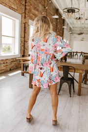 Scarlette Floral Ruffle Dress | S-XL