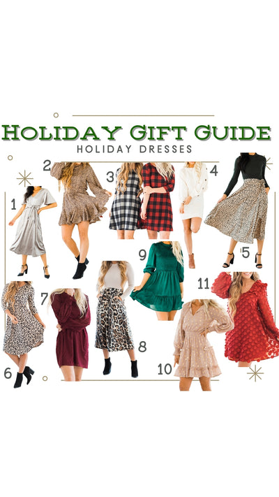 Holiday Gift Guide - Holiday Dresses
