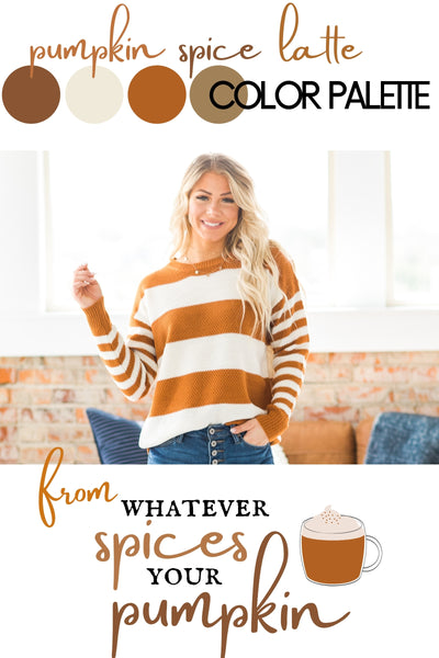 Pumpkin Spice Latte Color Palette + PSL At-Home Recipe!