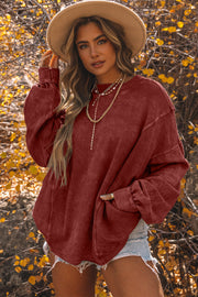 Keesha Open Back Oversized Sweatshirt | S-2XL