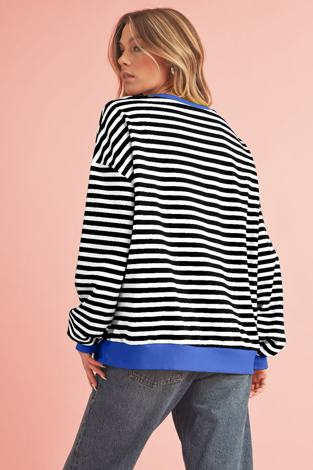 Rhonda Striped Oversized Pullover | S-XL | PRE ORDER