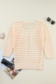 Sharon Open Knit Cardigan | S-XL