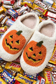 Pumpkin Plush Slippers