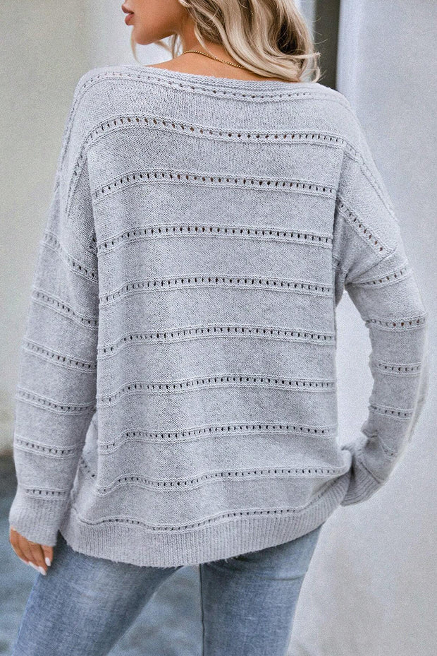 Kat Boat Neck Knit Sweater