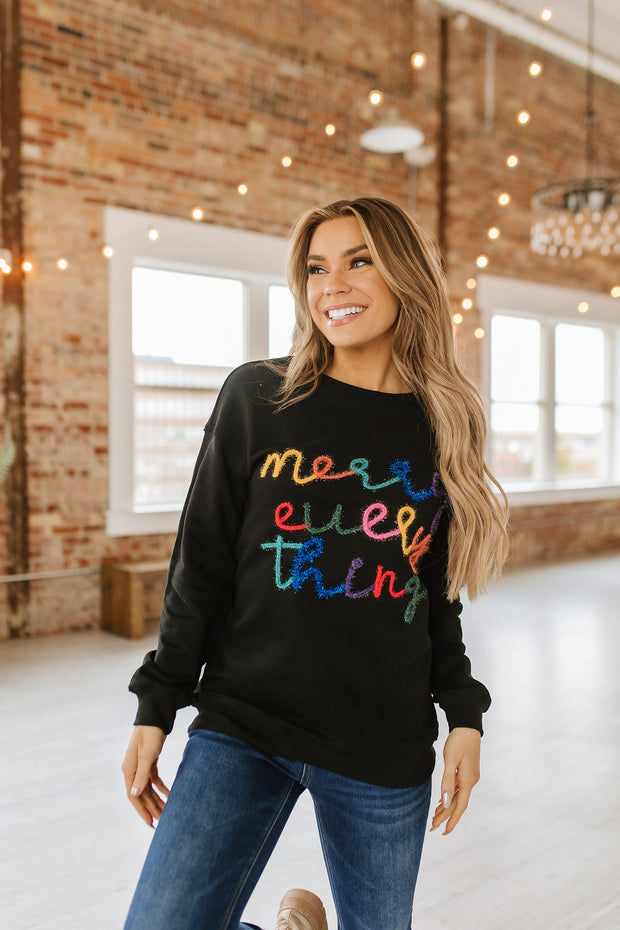 Merry Everything Sweatshirt | S-XL