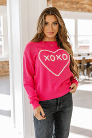 Ashley Heart Knitted Sweater | S-XL | PRE ORDER