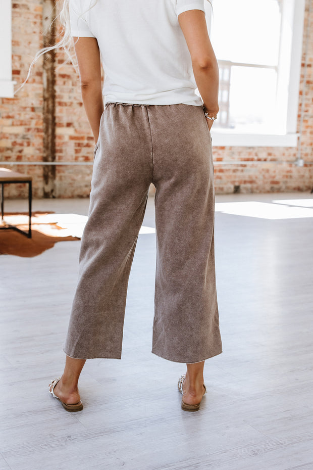 Mable Cropped Fleece Lounge Pants | S-XL