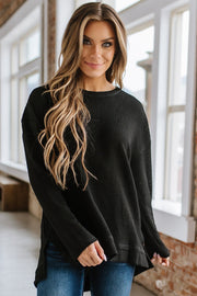 Dakota Waffle Knit Oversized Tunic | S-2XL