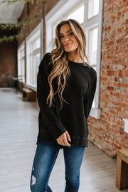 Dakota Waffle Knit Oversized Tunic | S-2XL