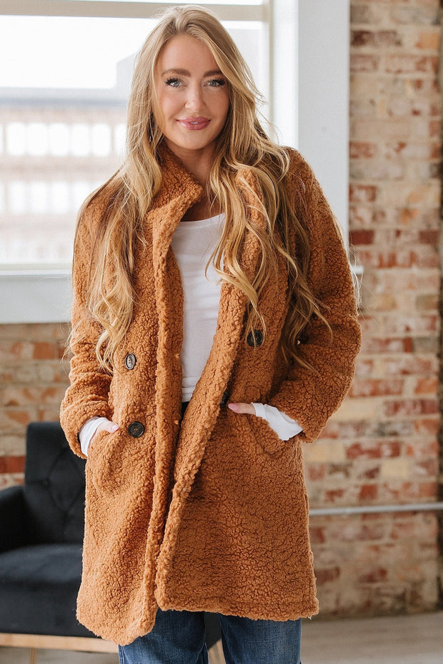 Therese Long Fur Teddy Coat