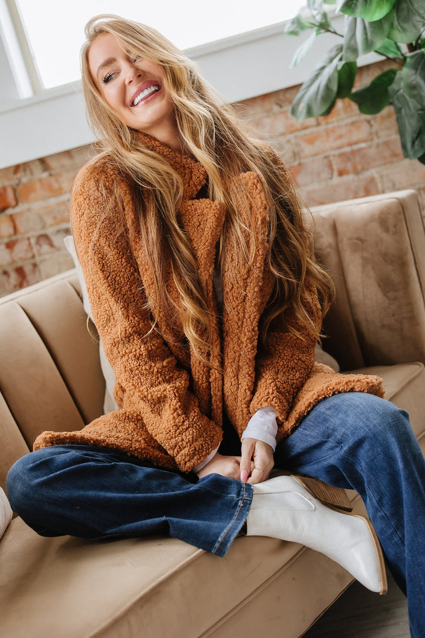 Therese Long Fur Teddy Coat