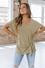 SALE - Laryn Tie Front Top | S-XL