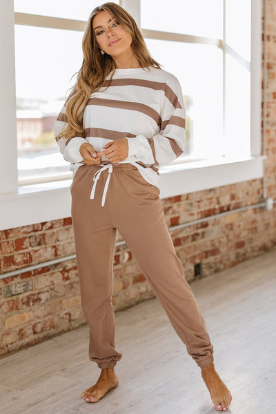 Leonard Striped Pullover and Joggers | S-2XL