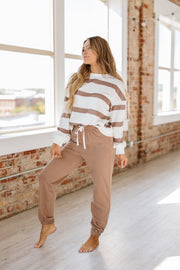 Leonard Striped Pullover and Joggers | S-2XL