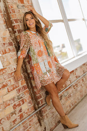 Mallory Boho Paisley Chiffon Dress | S-XL | PRE ORDER