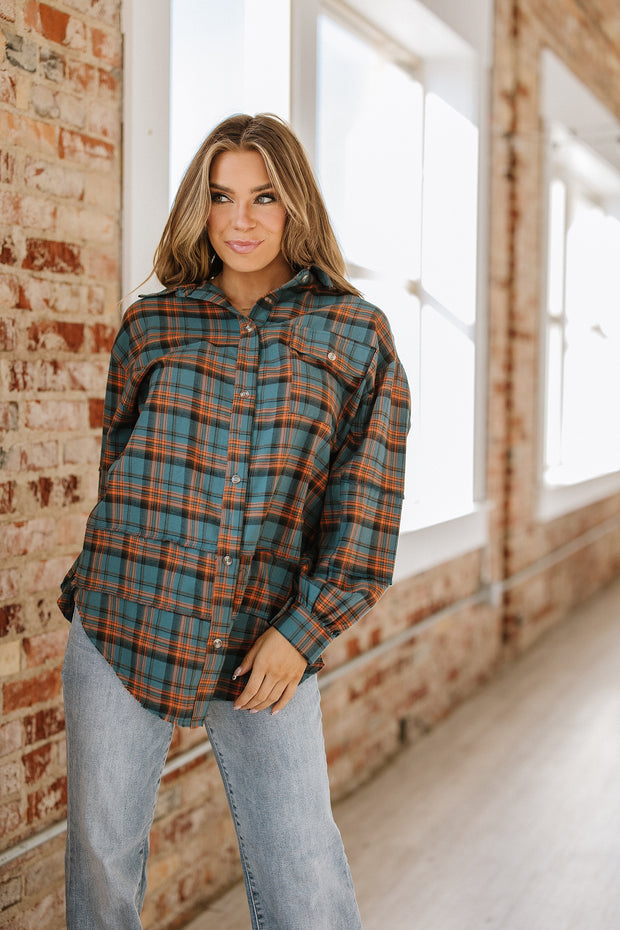 Joshua Plaid Long Sleeve Distressed Shirt | S-XL