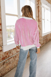 Jayci Striped Contrast Trim Sweater | S-3XL | PRE ORDER