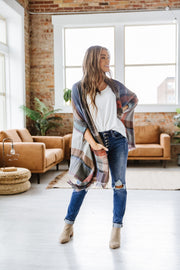 Cozy Plaid Kimono