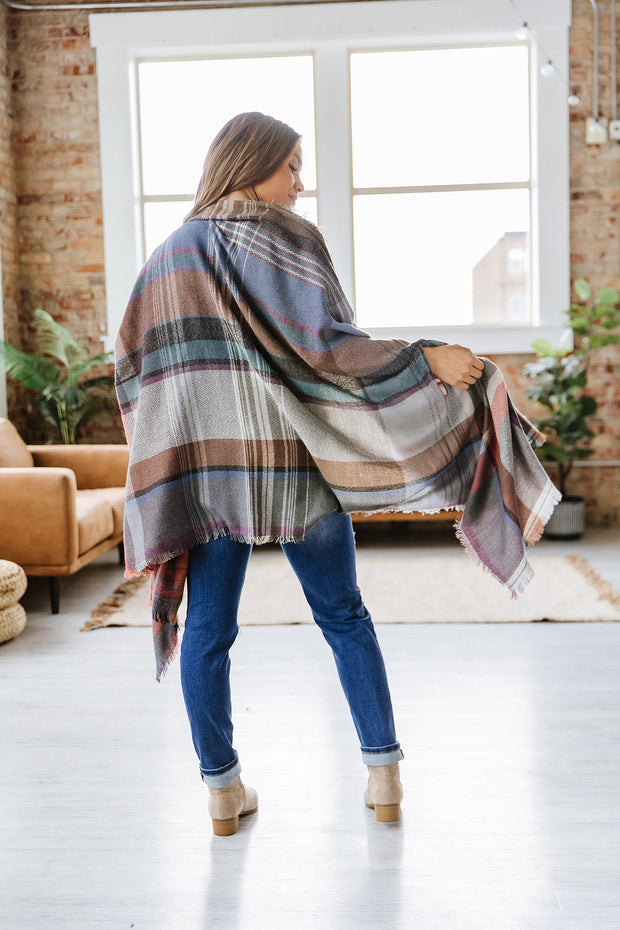 Cozy Plaid Kimono