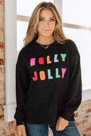 Holly Jolly Graphic Long Sleeve Top | S-XL | PRE ORDER