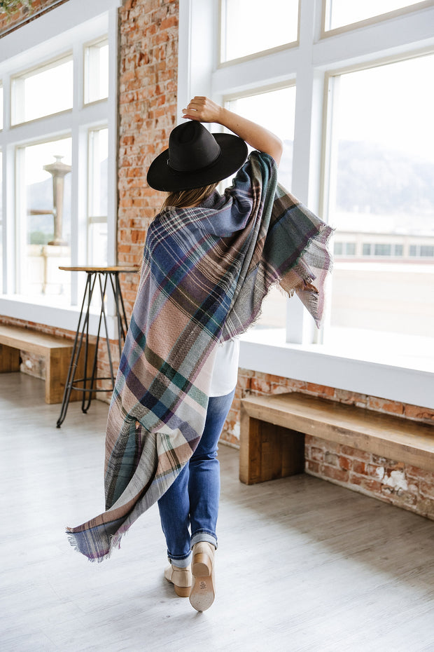 Cozy Plaid Kimono