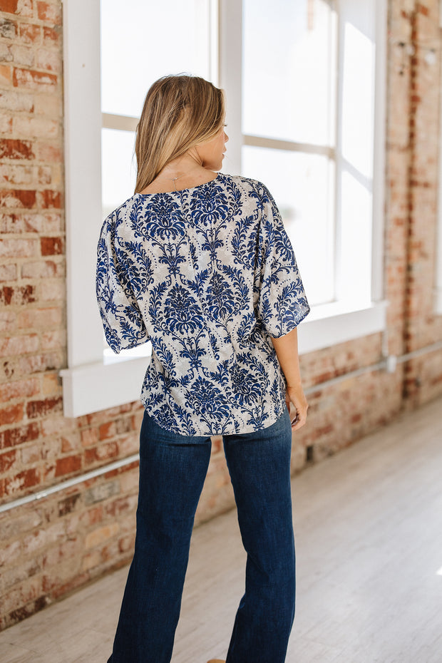 Shelbie Boho Flounce Sleeve Blouse | S-XL