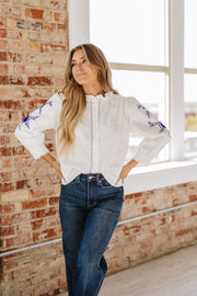 Willie Embroidered Blouse | S-XL | PRE ORDER