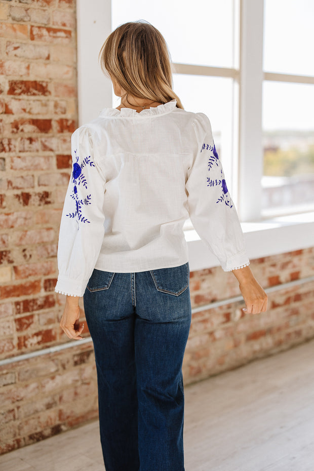 Willie Embroidered Blouse | S-XL | PRE ORDER