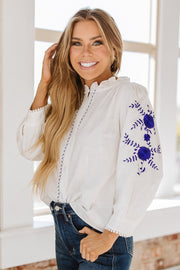 Willie Embroidered Blouse | S-XL | PRE ORDER