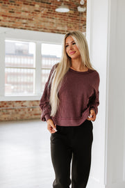 Lincon Ribbed Oversized Top