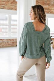 Lincon Ribbed Oversized Top