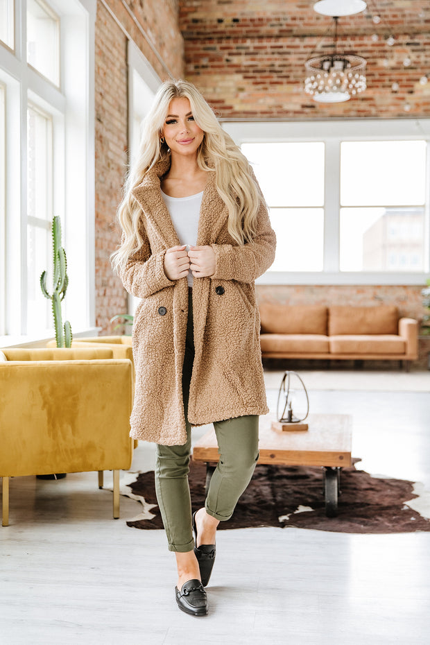 Therese Long Fur Teddy Coat