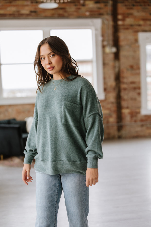 Danika Brushed Oversized Pullover | S-XL