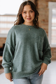 Danika Brushed Oversized Pullover | S-XL