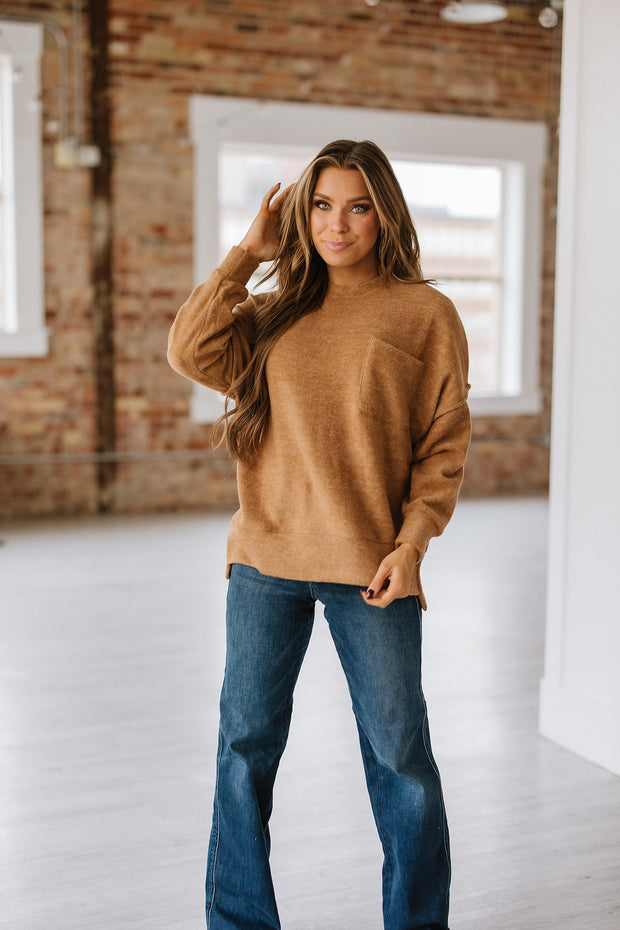 Danika Brushed Oversized Pullover | S-XL