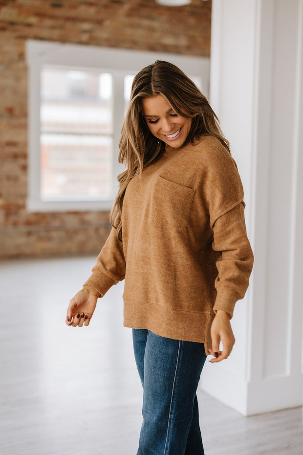 Danika Brushed Oversized Pullover | S-XL