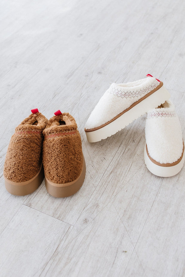 Isabella Suede Contrast Slippers | PRE ORDER