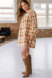 SALE - Higley Plaid Babydoll Mini Dress | Size Small