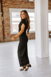 Ian V-Neck Wide Leg Jumpsuit | S-XL