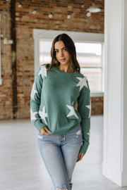 Shylee Star Knit Sweater | S-XL