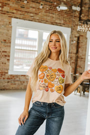 Thanksgiving Candy Heart Graphic Tee | S-XL