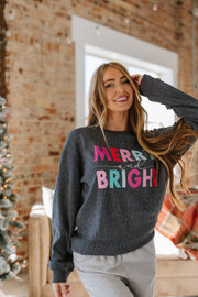 Maliki Merry and Bright Corded Sweatshirt | S-2XL | PRE ORDER