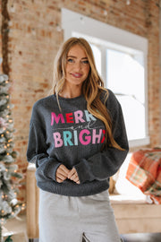 Maliki Merry and Bright Corded Sweatshirt | S-2XL | PRE ORDER